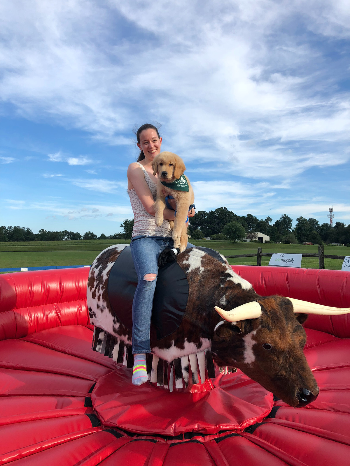 Zerfallen Banane Steckdose girl on mechanical bull Teilweise Kochen Banjo