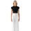 Thumbnail: Bella Wide-Leg Pants White