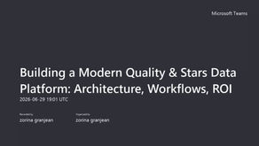 Building a Modern Quality & Stars Data Platform: Architecture, Workflows, ROI