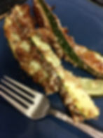 Breaded and Parmesaned Zucchini