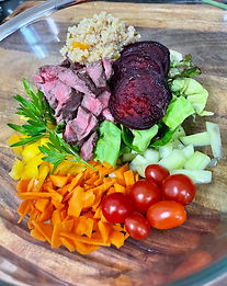 Building a salad with quinoa.jpeg