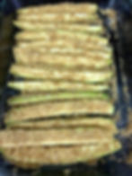 Breaded and Parmesaned Zucchini