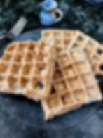 Oatmeal Raisin Waffles