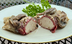 Pastrami Wrapped Chicken