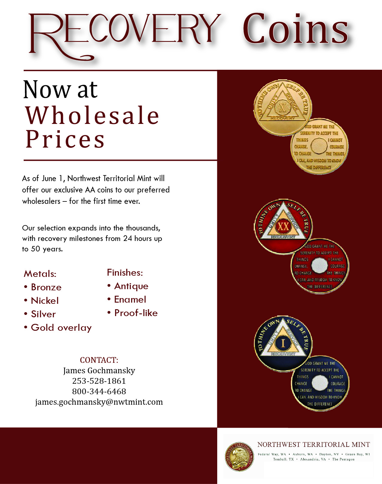 Recovery Coins Flyer