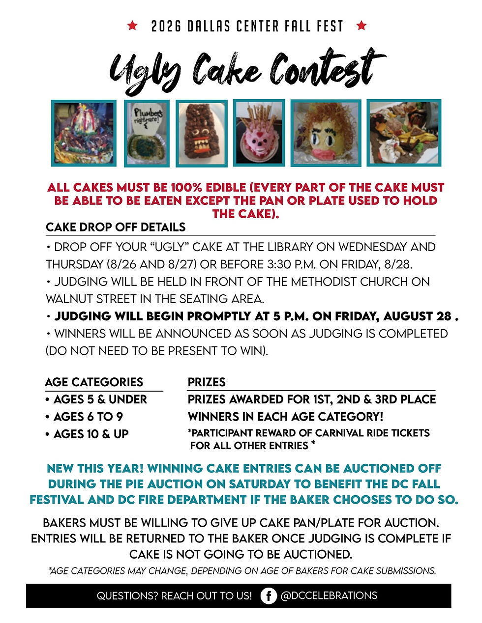Ugly Cake Contest