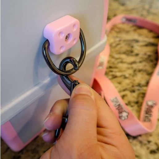 Thumbnail: My Pet Pail® | All in One Travel Dog Bowl - Pink/Grey