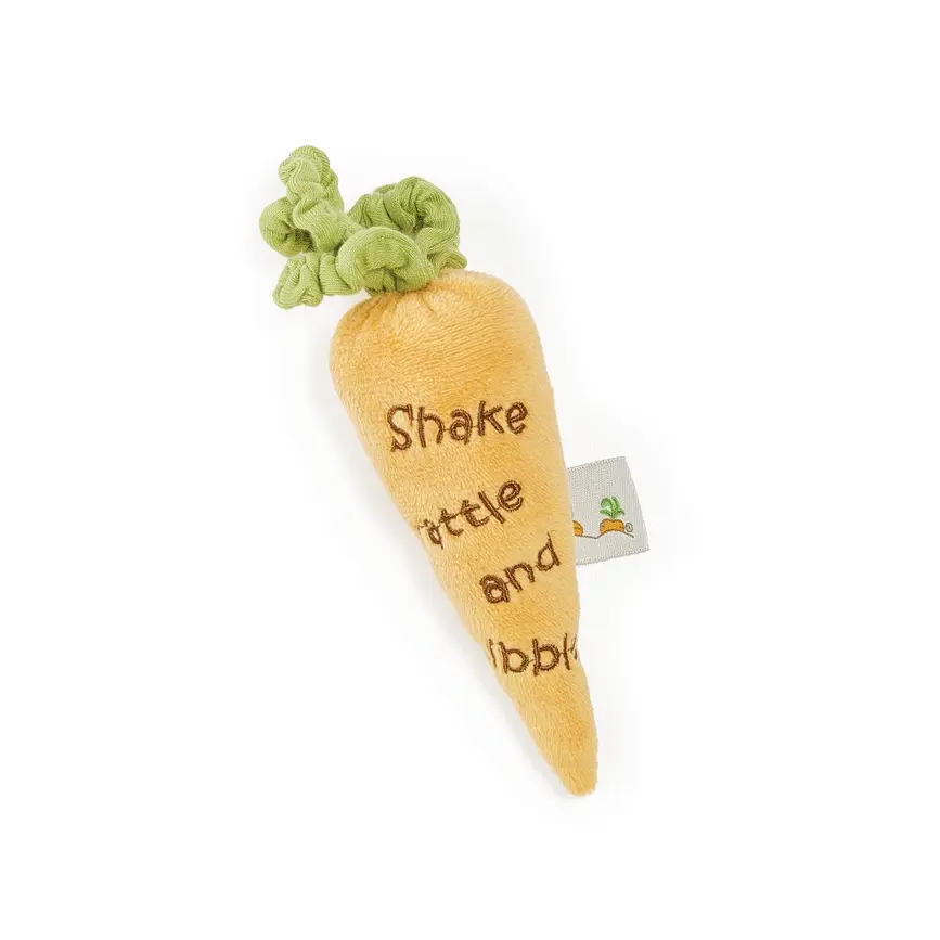 Carrot Rattle by Bunnies by the Bay