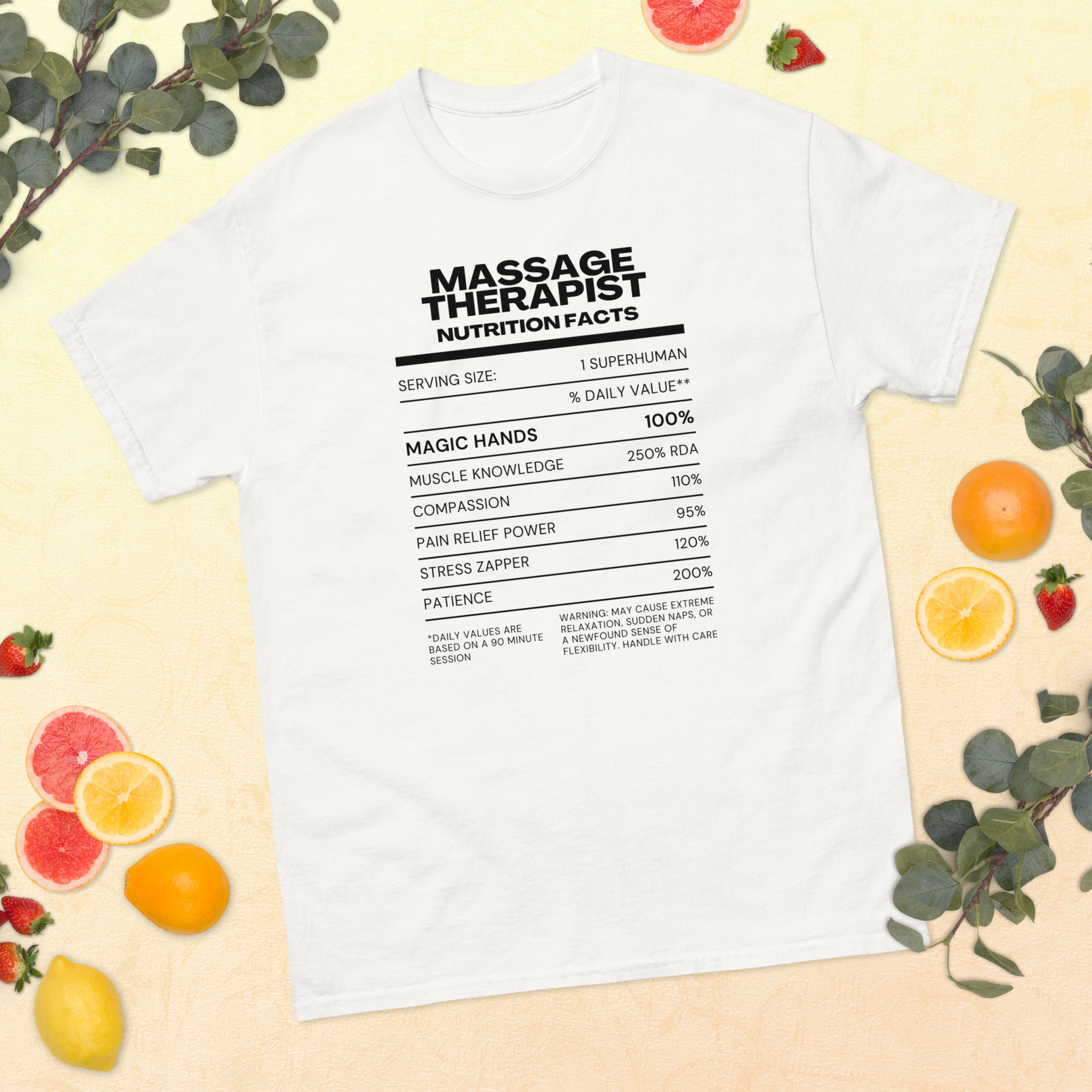 Massage Therapist Nutrition Facts