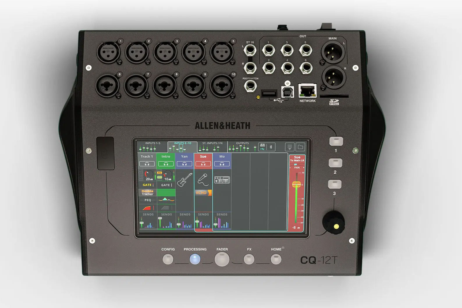 MIXER ALLEN & HEATH 12CH CQ12T