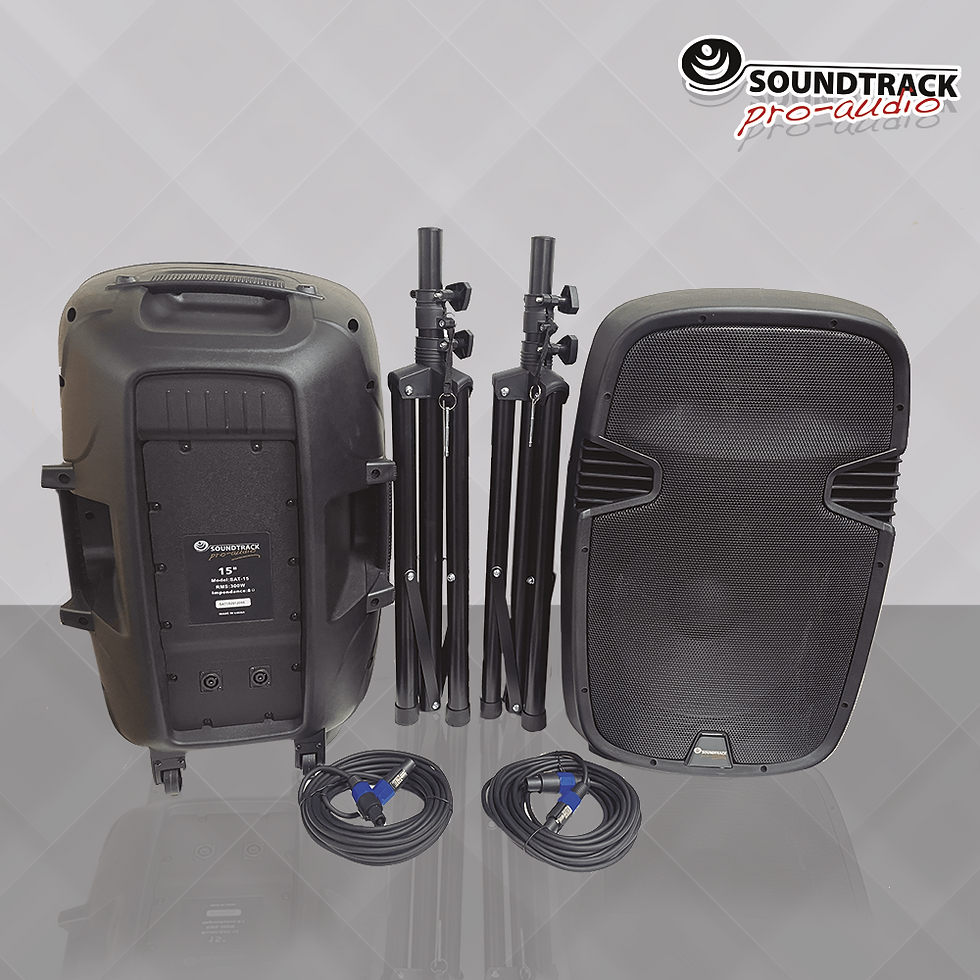 COMBO BOCINAS SOUNDTRACK 15" SAT15 lecelectronics