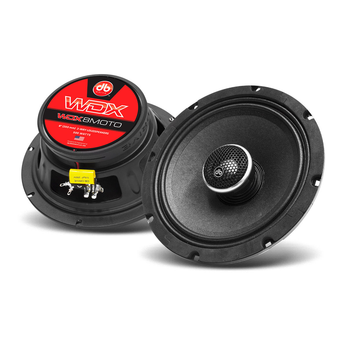 BOCINAS DB DRIVE 8" WDX8MOTO