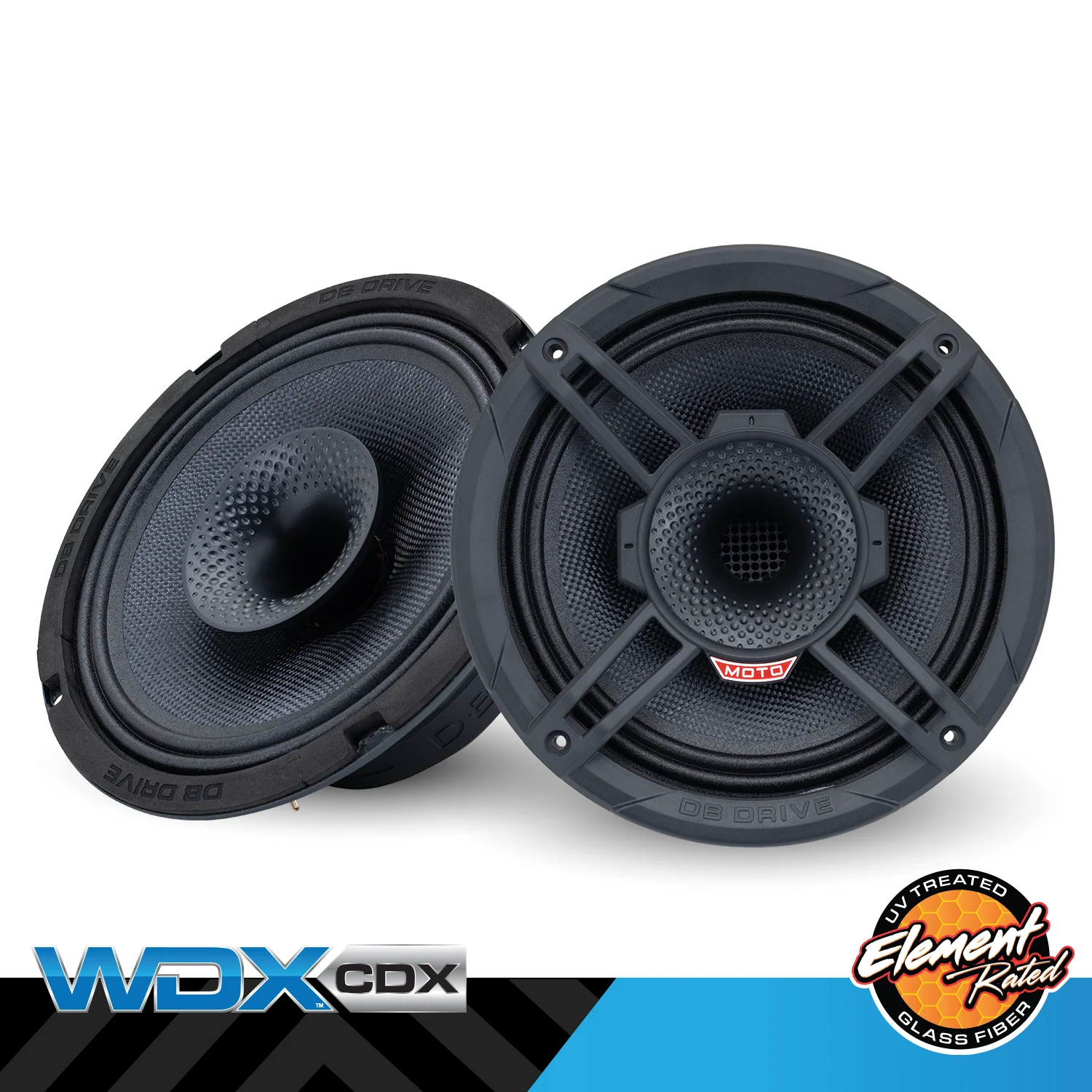 BOCINAS DB DRIVE 8" WDX8MOTO-CDX