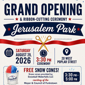 Official Ribbon Cutting for Jerusalem Park!