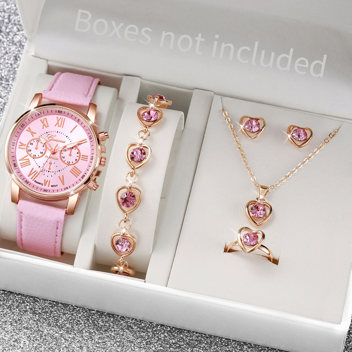 The Richmond Rose Gold Blossom Set