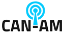 Can-Am Telematics transparent logo in black