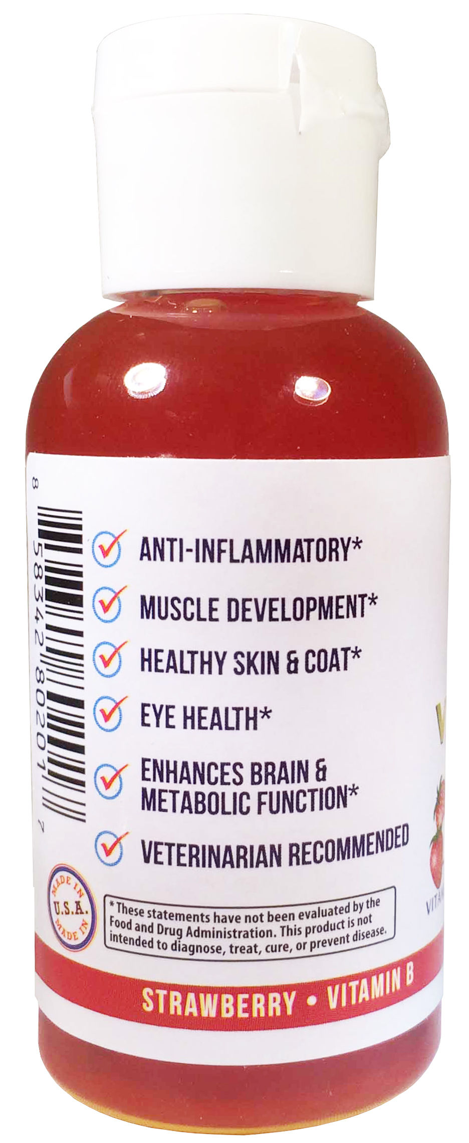 Thumbnail: Vitawag Liquid Supplement, Strawberry - Vitamin B