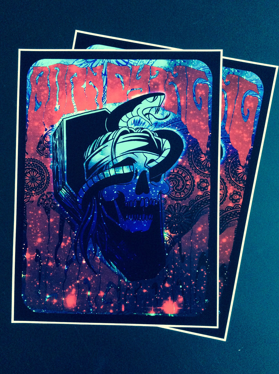 Thumbnail: BORN DYING, DYING RIDING 13X17" PRINT