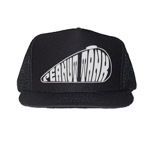 PEANUT TANK BLACK TRUCKER HATS