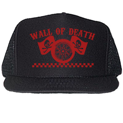 Thumbnail: WALL OF DEATH BLACK TRUCKER HATS