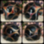 Thumbnail: COPPER FLAME CUSTOM 3/4 OPEN FACE HELMET