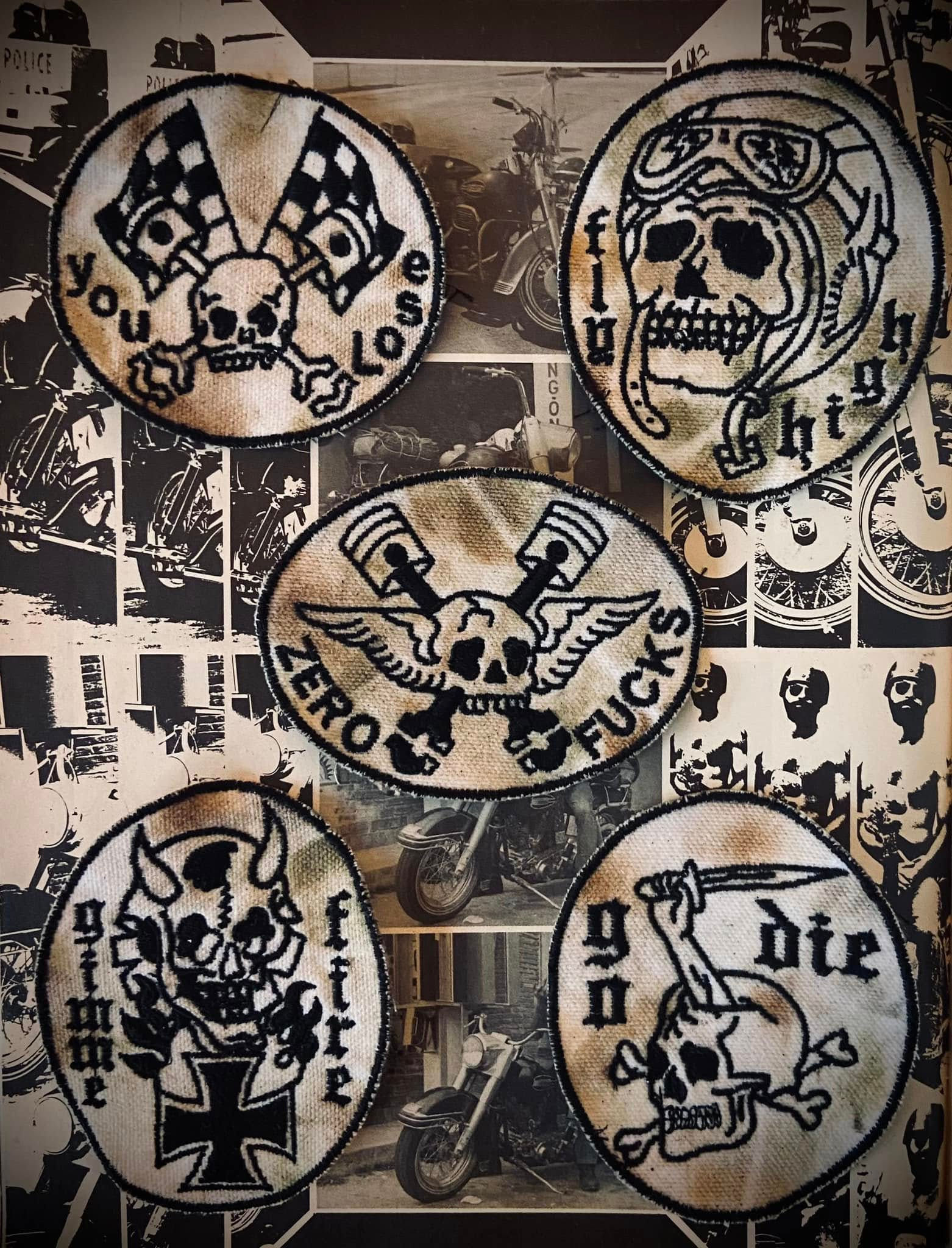 VINTAGE CAR CLUB PATCHES OUTLAW 1%ER VEST SALE