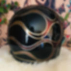 Thumbnail: COPPER FLAME CUSTOM 3/4 OPEN FACE HELMET