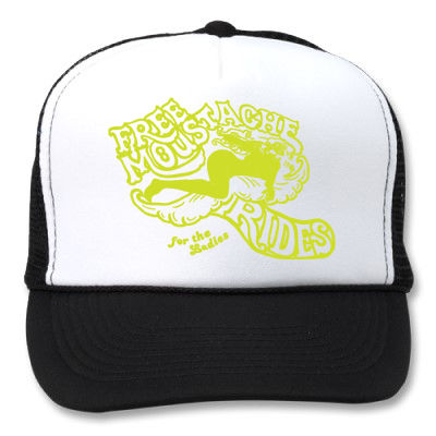 Thumbnail: FREE MUSTACHE RIDES WHITE/BLACK HATS