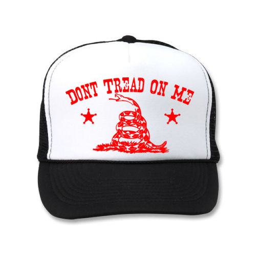 Thumbnail: DON'T TREAD ON ME WHITE/BLACK HATS
