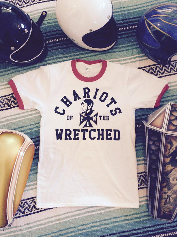 Thumbnail: CHARIOTS OF THE WRETCHED Iron Devil ringer Tee