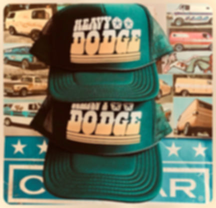 Heavy Dodge Dark Green vannin' hat