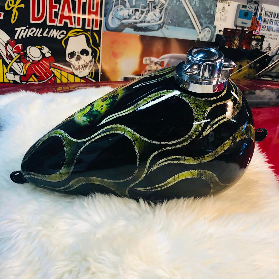 Thumbnail: Hand Of Doom Axed 2.5 Gallon Custom Gas tank