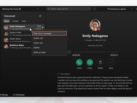 Webex App: Voicemail