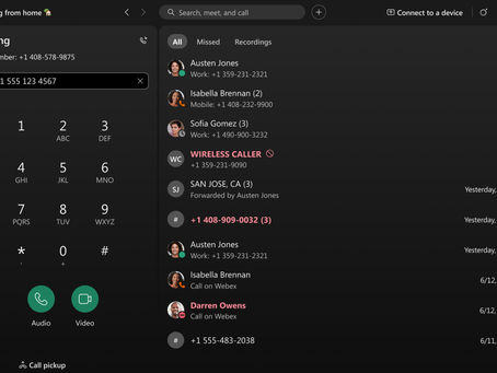 Webex App: Call anyone with a phone number