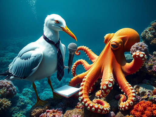 Acht Arme, keine Entspannung: Exklusives Interview mit Octavius, dem Oktopus, über die Ausbeutung der Ozeane durch den Menschen