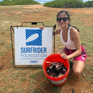 Beach CleanUp Tamara Landolt & Surfrider Foundation