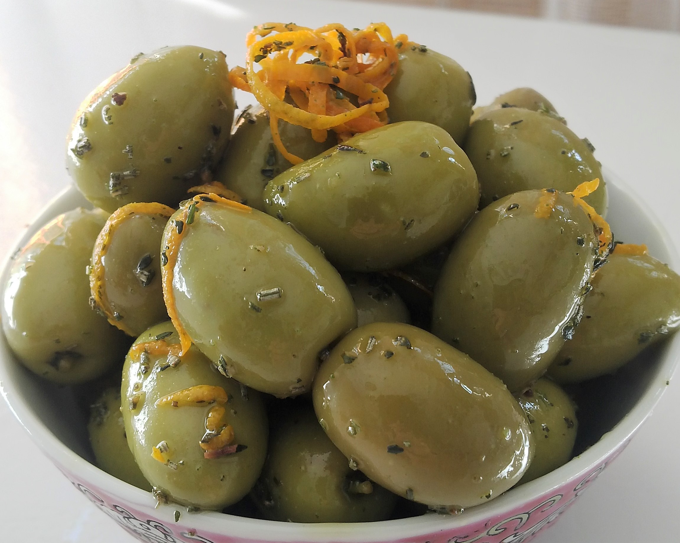 Aceitunas marinadas