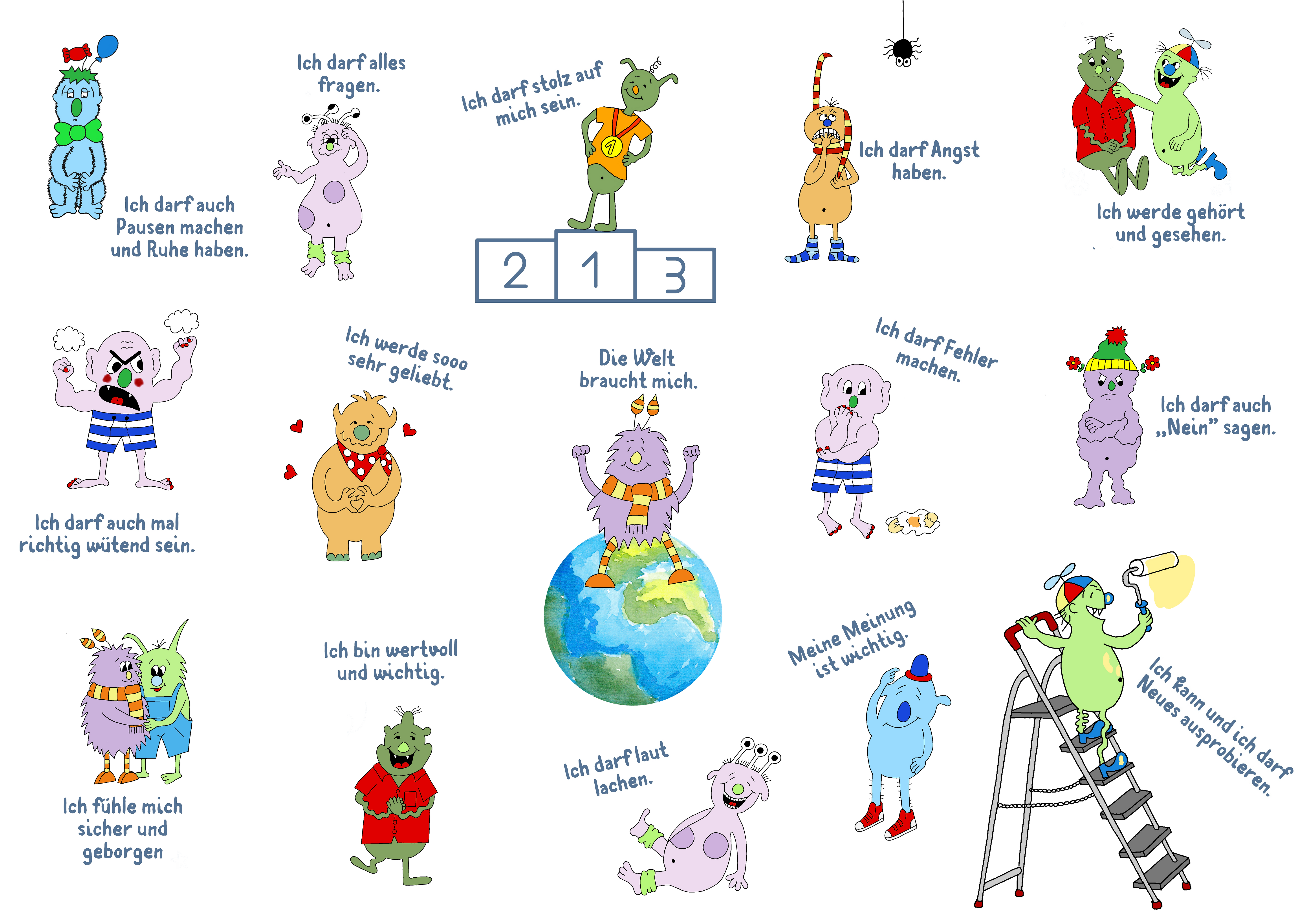 Ich-Poster / Affirmationen