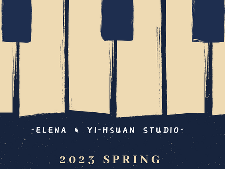 Coming soon - 2023 Spring Student Recital