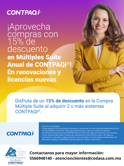 CONTPAQ AGOSTO 2026