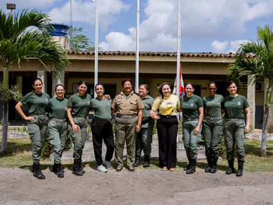 Secretaria de saúde promove palestra do Setembro Amarelo para policiais da 5a CIPM