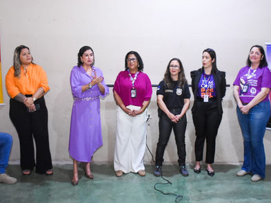 Oficina e palestra trabalham enfrentamento à violencia contra a mulher no Agosto Lilás em Gravatá