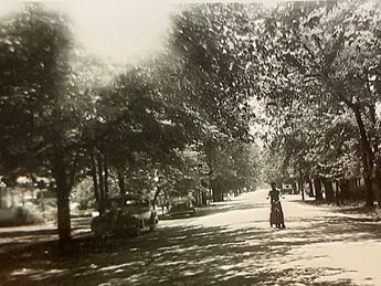 Somerset, Indiana before the Mississinewa Reservoir covered it