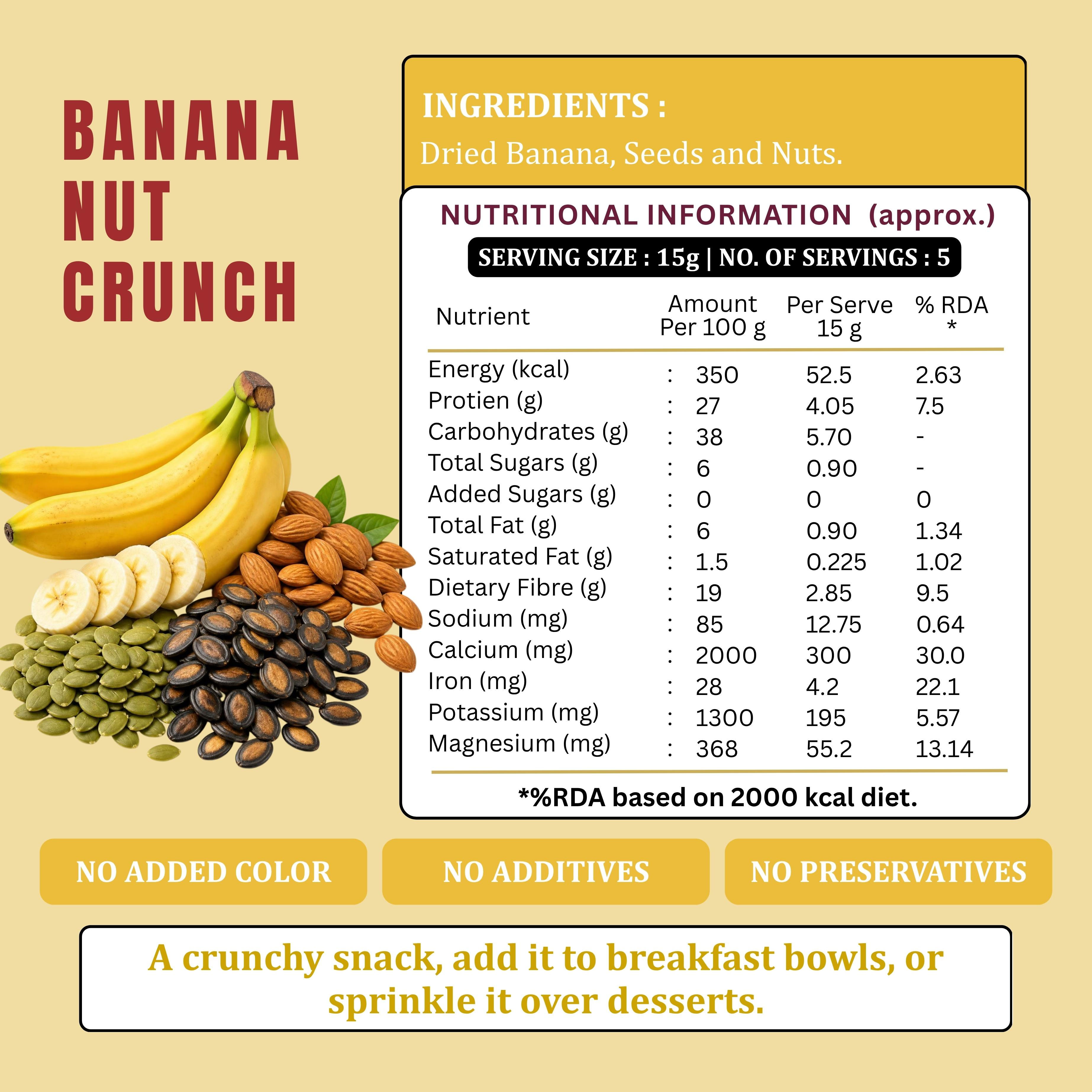 Banana Nut Crunch | 75 g