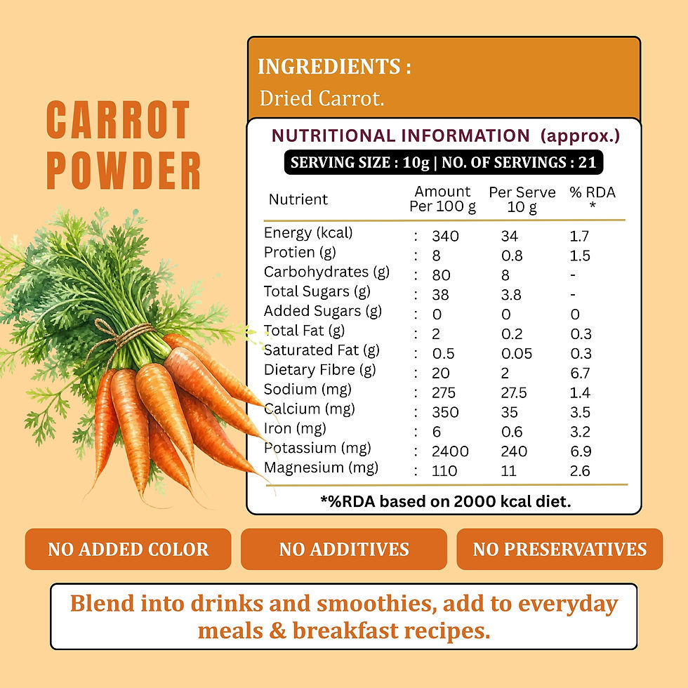 Thumbnail: Carrot Powder | 210 g