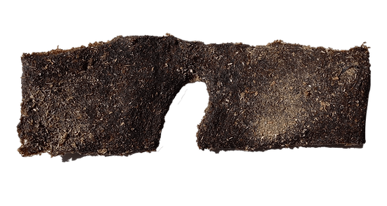 brown textured wall form with doorway