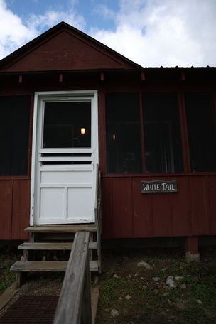 Cabin in Adirondack mountains on lake front property