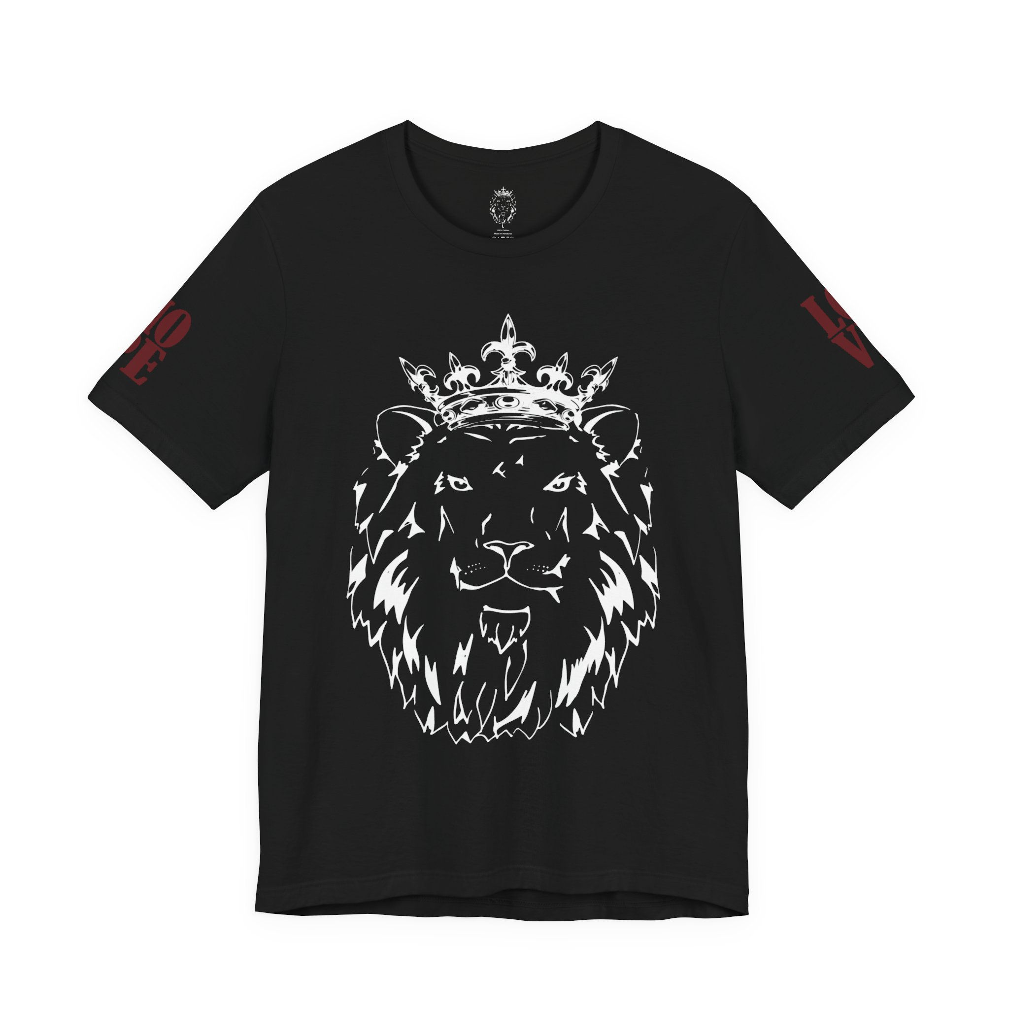 John 3:16 DTG Crowned Lion Logo Tee | Inspirational T-Shirt