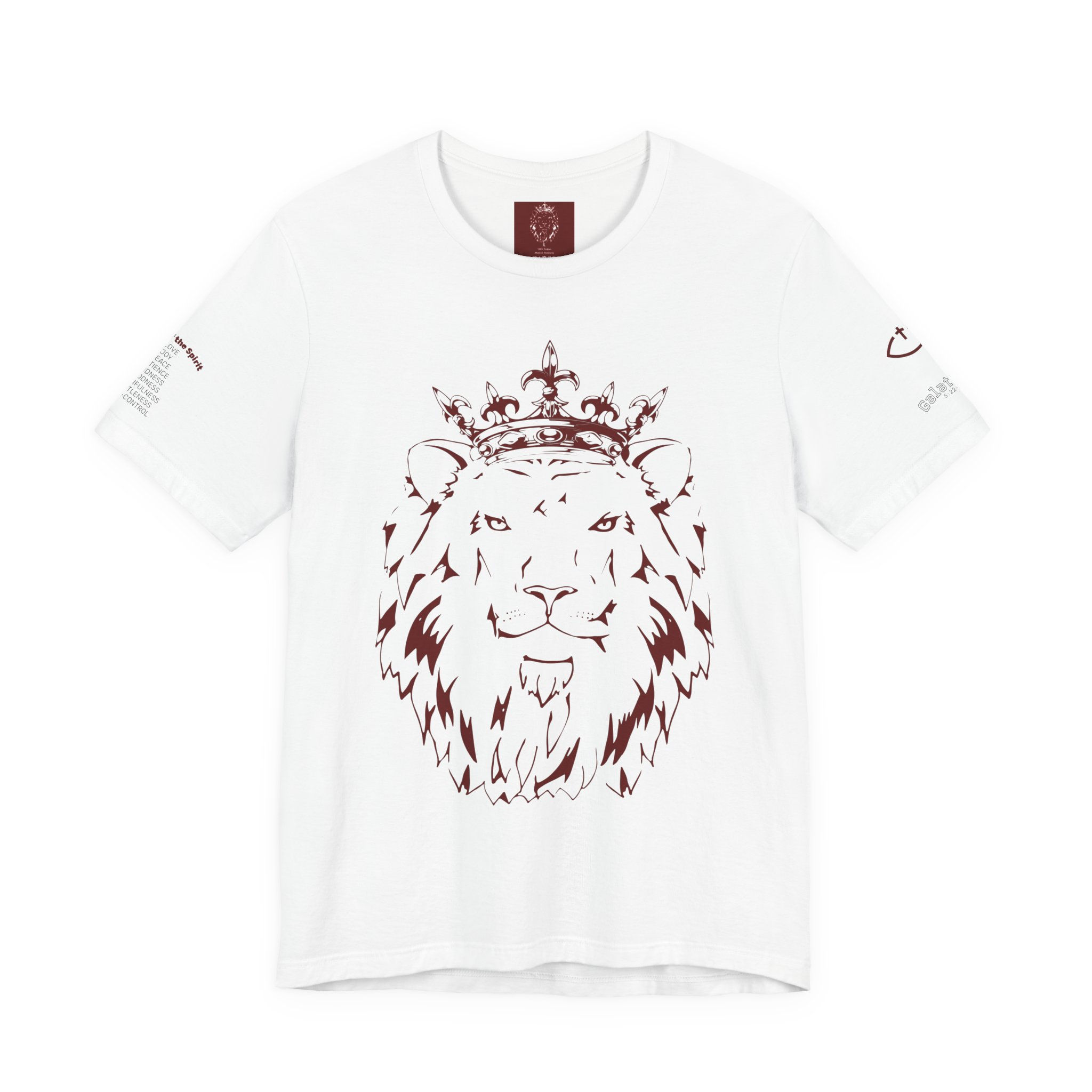 Fruit of the Spirit Featuring Crowned Lion Christian T-Shirt