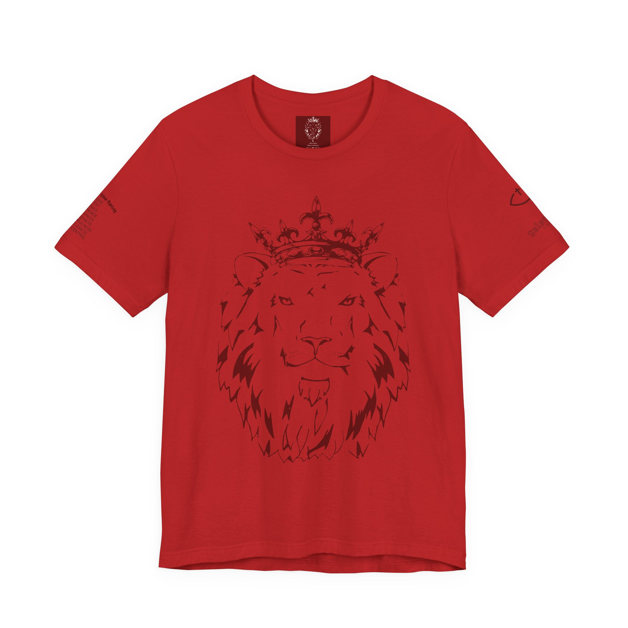 Fruit of the Spirit Featuring Crowned Lion Christian T-Shirt